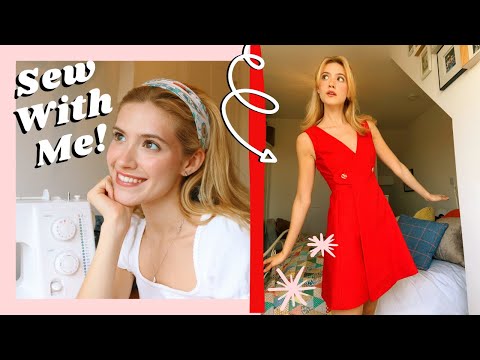 MAKE A DRESS WITH ME | DIY Sewing
