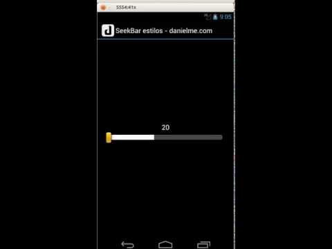 Tip Android #14: estilos para SeekBar