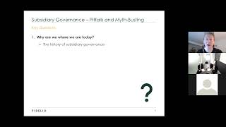 Fidelio Partners ‘Subsidiary Governance – Pitfalls and Myth-Busting’ Webinar