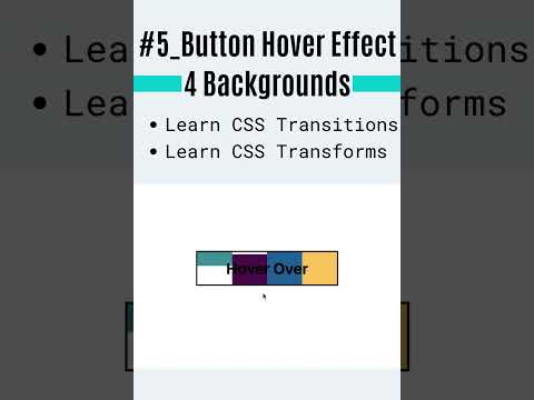 5. Button Hover Effect - 4 Backgrounds