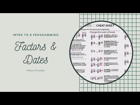 Stat 412 10: Working with Factors and Dates in R with lubridate and forcats