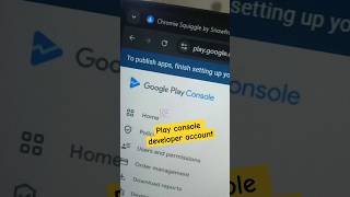 Play Console Developer Account Done ✔️ #coding #flutter #appdevelopment #playconsole #htmlfullcourse