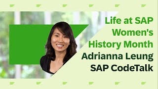 SAP CodeTalk with Adrianna Leung