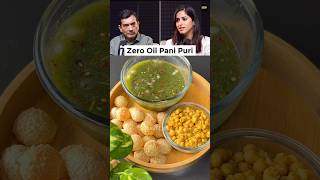 Zero Oil Pani Puri Recipe #shorts
