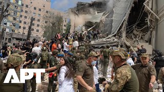 Kyiv Survivors Scramble for Shelter as Fresh Air Raid Sirens Sound | APT