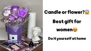 Enchanted Flower Box: Where Candles Bloom into Flowers!