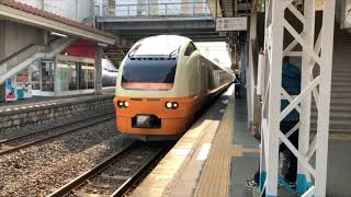 E653系 臨時快速 郡山発車シーン (下り)