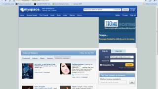 Make a Phishing Page for MySpace (Educational)