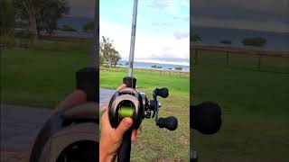 Casting a $20 Temu fishing reel vs a $550 Shimano Calcutta #fishing #australia #temu