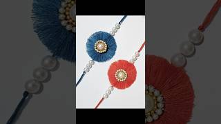 Easy Rakhi making ideas/How to Make Rakhi at Home/Rakhi for school Competition #ytshorts #viral #diy