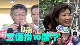柯文哲：已經習慣比較節省的選法錢太多還不知道怎麼辦