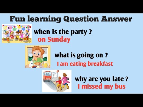 Daily use sentence / fun learning questions answers / English speaking practice