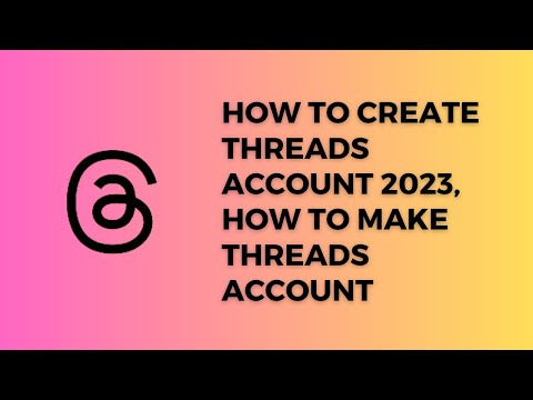How To Create threads account 2023 | How to make threads account | threads Instagram app