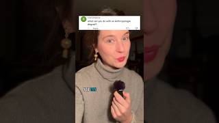 What do you think about a career in anthropology? #careerpath #anthropologistexplains