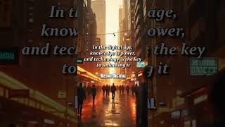 "Tech Quote 11 | Tech Is The Key" #TechQuotes #Innovation #Technology #Motivation #Shorts