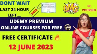 Udemy Free Courses | Udemy Free Courses Certificate Coupon Code | Tech-Savvy Vinay |#udemy |#12june