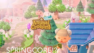 SPRINGCORE!? Natural Bridge Speed-Build: ACNH