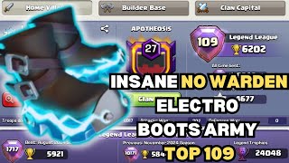 Top 109 Global - NO WARDEN - Electro Boots Dragon Army - Giveaway - Clash Of Clans Attack Strategy