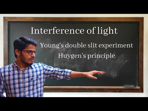 Lecture (2)| Inteference Of Light, Huygen's Principle, Young's Double Slit Experiment | Inter, BSc