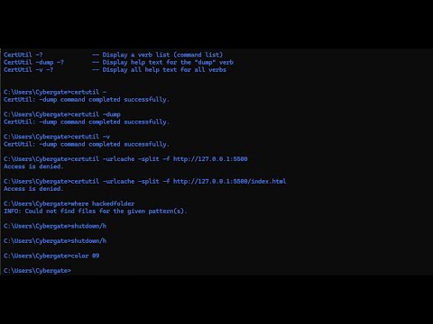 CMD color code for beginner to intermediate #cmd #terminal #cybersecurity #hack #programming