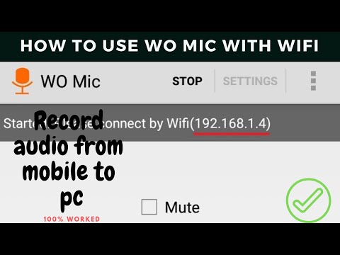 how to work with wo mic | use this Micapp to connect mobile as a mic in pc