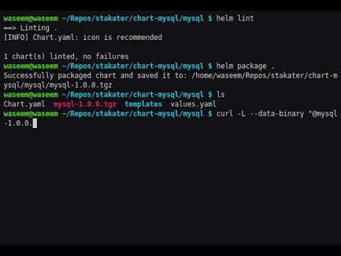 04 - Uploading your custom chart to ChartMuseum
