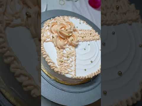 butterscotch cake #newcakedecoration #cakedesign #viral #shorts