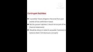 Contingent liabilities  #bcomsem1 #english #education