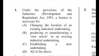 Q1 - Kerala PSC HSST Commerce model question paper 1