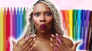 Coloured pens choose my makeup