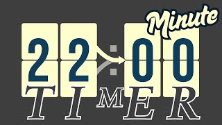 22‑Minute Countdown Timer | Focus Timer | Pomodoro Work & Study Timer