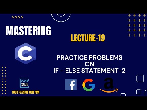 Mastering C : if else statement practice problems |@Codademy  | #code |#cprogramming #bengali