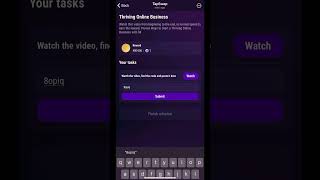 Thriving Online Business tapswap code #explore #foryou #nft #gameplay #crypto #shorts #viralshort