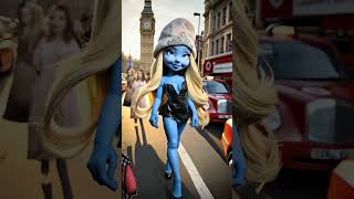 "Watch Smurfette Stroll Through the World’s Most Famous Cities! 🌏💙 #Shorts" #aiart