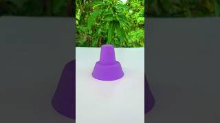 purple colour Kinetic sand Tower 🗼/1727 #trending #minisatisfying #kinetic #trendingshorts