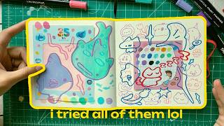 Paint Markers: Regular vs Metallic vs Pastel