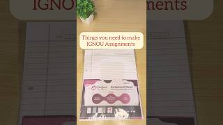Things you need to make Ignou Assignments | 2023-24
