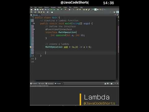 0009 create lambda functions in java  #coding #programming #java #shorts