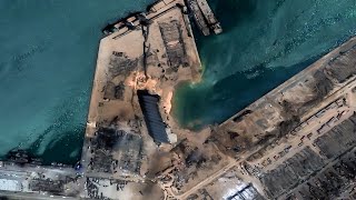 Live: View of Beirut after deadly dock blast黎巴嫩#贝鲁特#港口大爆炸后续进展