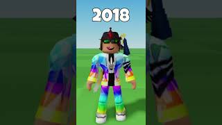 evolution of my Roblox avatar (2013 - 2022) ✨✨ #shorts