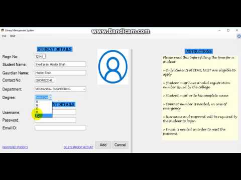 Library Management System(LMS) for learners in vb