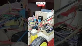 Wi-Fi Control Robot Car 🤖||how to make mobile control car using ESP-8266#shorts #wificar