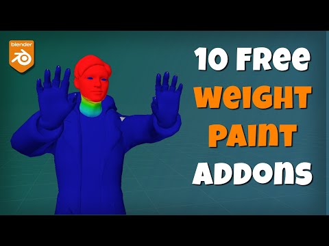 10 Free Weight Paint addons for Blender!