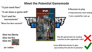 TDS PvP But When I Encounter a Wintrader the Video Ends || Tower Defense Simulator