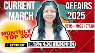 MARCH  2025 GKToday 🎯 Full Month Current Affairs | GK Today Monthly Current Affairs 🎯