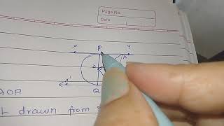 10th std CBSE CIRCLE Exercise 10.2 Q9 #2929