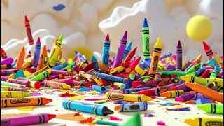 Colorful Crayons Everywhere | Creative Kids Song