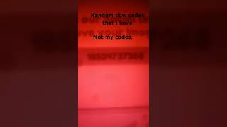 Cbw codes that I have ( not my codes #countryballs #roblox #codes #cbwcodes