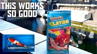 KOI POND TRICKS AND TIPS TO GET GREAT WATER **NEW POND CLAY THAT WORKS A DREAM**