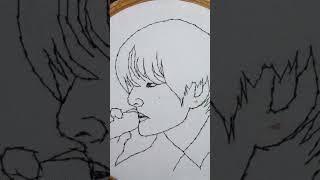 #btsfanart #kimtaehyung #bts #btsart #kpop #btsdrawing #btsv #btssketch